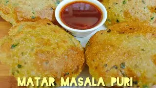 Matar masala Puri l Easy matar Puri l मटर मसाला पूरी l BYB Cooking 