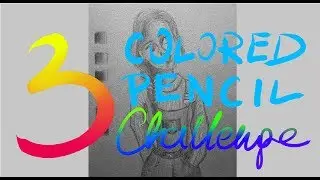 3 COLORED PENCIL CHALLENGE?!