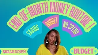HOW I BUDGET MY END OF THE MONTH PAYCHECK | NO SPEND & SAVINGS CHECK IN