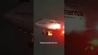 EXTREME RARE !!!! LUFTHANSA B747-400 landing at Chennai Airport #shorts #aviation #lufthansa #b747