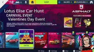 Elise Car Hunt / Carnival / Valentines Day Event Advice - Asphalt 9 Legends - Nintendo Switch