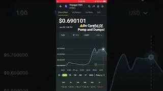Voyager VGX Crypto Pump and Dump! Watch Out ⚠️ #altcoins #shorts