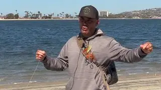 Rigging for Fly Fishing Salt Water in San Diego Surf