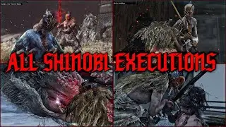 All SHINOBI EXECUTIONS / FINISHERS on SEKIRO MAIN BOSSES(& optional bosses) Sekiro Shadows Die Twice