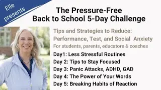 Routines to help reduce stress and anxiety
