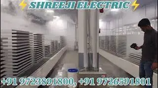Ultrasonic Humidifier Working Video In Solar Panel