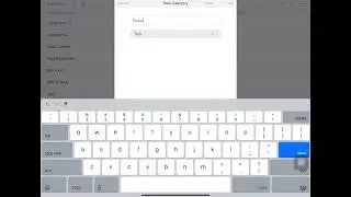 Talech APP   Menu setup  Categories