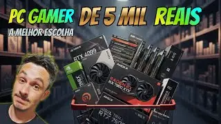 Montamos PC GAMER com 5 Mil Reais para JOGAR Tudo em 2026