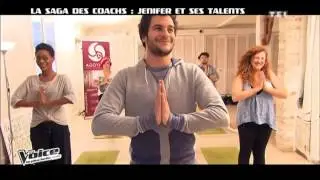Jenifer et ses talents font du yoga - The voice