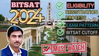 Bitsat 2024 admission procedure||All important details in one video||Tech4Pilani