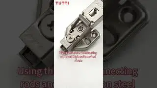 TUTTI H96 155&deg; two way clip on soft closing hinge.#tutti #tuttihardware #hinge  #furniturehardware