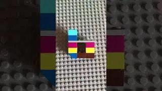 Making Letters out of Lego with 12 bricks￼ #lego #letters  #shorts