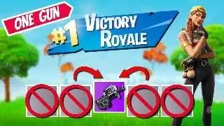 Simpsons Fortnite but I can only Win with ONE Gun