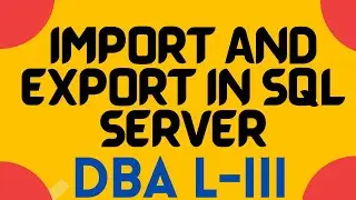 HOW TO IMPORT AND EXPORT DATA FROM SQL TO /FROM ACCESS AND EXCEL.