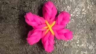 Loom Gummi Blume selber machen