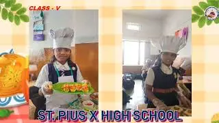 ST. PIUS X HIGH SCHOOL, RAMNAGAR, HYDERABAD. (NO FIRE COOKING  COMPETITION  CLASS II  - V 2024)