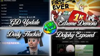 Dolphy es Pedo** y Hacker? Hackean El Daily! RobTop Actualiza GD? ItzApex Logra 1k Extreme Demons!