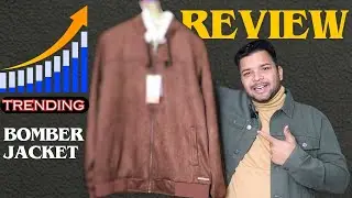 *Myntra* Suede Bomber Jacket | Review | Trending Bomber Jacket | Winter Wear for men |