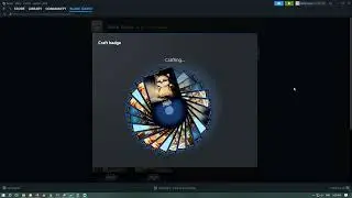What Crafting 5 Badges at the Same Time on Steam Looks Like