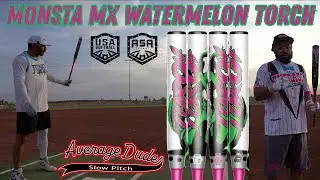 Monsta MX Watermelon Torch | 3500 Handle Midload | USA/ASA Slowpitch Bat Review