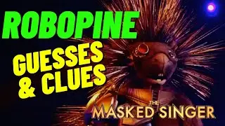 RoboPine Masked Singer - - Clues and Judges Guesses