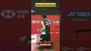 Reverse Slice Backhand Shot from Tai Tzu Ying
