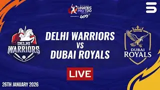 Live | Delhi Warriors vs Dubai Royals  | Match 1 | World Legends T20 Pro League | ZL1H |
