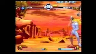 Street Fighter III 2nd Impact- Gill gameplay and ending