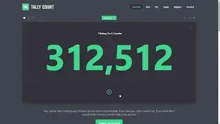 Clicking On A Counter 312,000 to 313,000