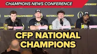 Champions News Conference | IU's Mendoza, Cignetti and more on winning CFP National Championship