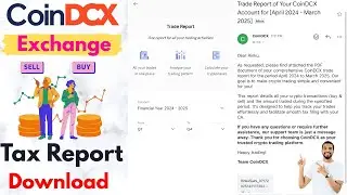 How To Download Trading Profit and loss Report On CoinDCX Exchange ?Complete Guide In Hindi