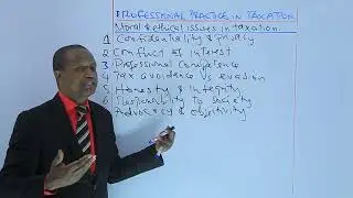 Moral and Ethical Issues in Taxation