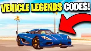 Vehicle Legends Codes In Roblox, FREE Credits!