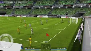 World cup of Ukraine vs Italy football match