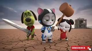 2026 new videos Talking Tom Gold Run. ⚔️ Who is the Strongest? Sword or Hammer?😱