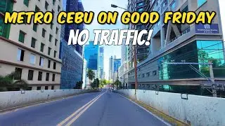 METRO CEBU ROADS DURING GOOD FRIDAY. EASTER 2025.
