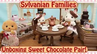 Unboxing the Sylvanian Families Sweet Chocolate Pair Set and Setting Up a Chocolatier Shop!