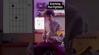 Everlong - Foo Fighters - Tutorial#Guitar #Music #foofighters #everlong #chords #tutorial #reels