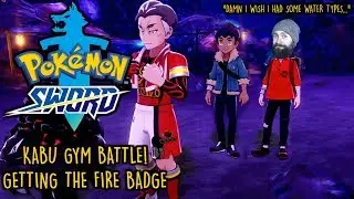 Pokemon Sword and Shield Third Gym Gameplay - Fire Badge - Kuba Battle