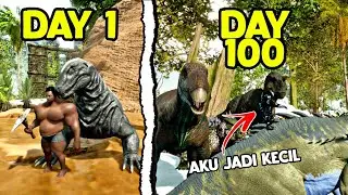 100 Hari ARK Survival TAPI Dunia BRUTAL