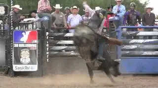 Devon Mezei 85.5 on WV825 Feelin Blue. Lashburn, SK PBR Canada '12