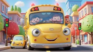 Emergency in the City! Wheels on the Bus Go on a Rescue Ride 🚍🚨 | Fun Nursery Rhymes for Kids
