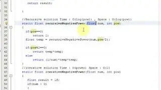 Java program to calculate pow(x,n)
