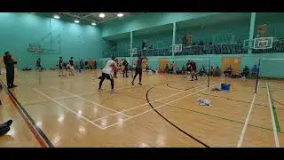 Badminton Qtr Final 2nd set BBFUK Northampton, Saj/ Shuhan Vs siam/ Tanvir 2019