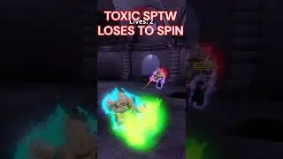 TOXIC SPTW LOSES TO SPIN #yba #roblox #trending #shorts #tiktok #viralvideo #viralshorts #jjba