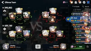 Epic Seven - Guild War - Exotic vs BatChest (Lightway) - Darkwood Stronghold