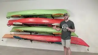 StoreYourBoard 4 Kayak Storage Rack, Wall Mounted Indoor Garage Organizer, Holds up to 400 l Reviews