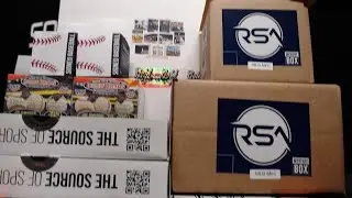 10 ITEM BASEBALL MEMORABILIA MIXER BOX BREAK 2024 GOLD RUSH RSA 9-11-2024