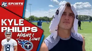 Titans WR Kyle Philips Talks about the Highs and Lows of Training Camp