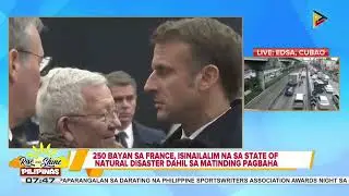250 bayan sa France, isinailalim na sa state of natural disaster dahil sa matinding pagbaha